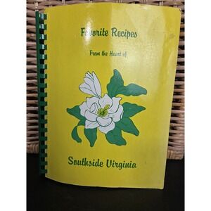 VTG 1983 Favorite‎ Recipes Kenston Forest School Cookbook Blackstone Virginia